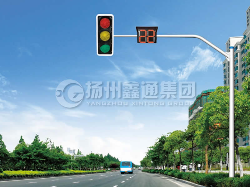 XHDG-010，彎臂信號燈桿，臨沂信號燈桿