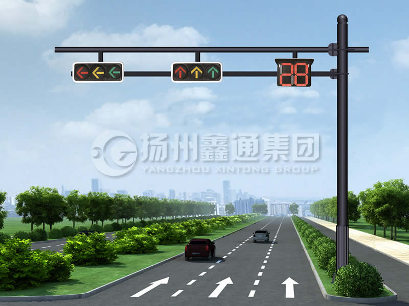 XHDG-061，F(xiàn)型信號(hào)燈桿，晉中信號(hào)燈桿